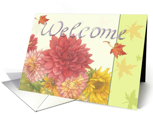 Enchanting Fall Floral Friendsgiving Invite card (1341858)