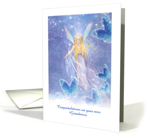 Enchanting Fairy Grandniece Congratulations card (1349438)