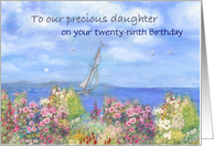 Daughter’s 29 Birthday Nautical Garden card