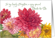 Daughter’s Bridal Shower Fall Botanical card