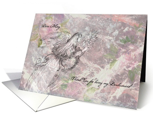 Thank You Bridesmaid Angel card (1469044)