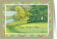 Mother’s Day Illustrated Golf Course card