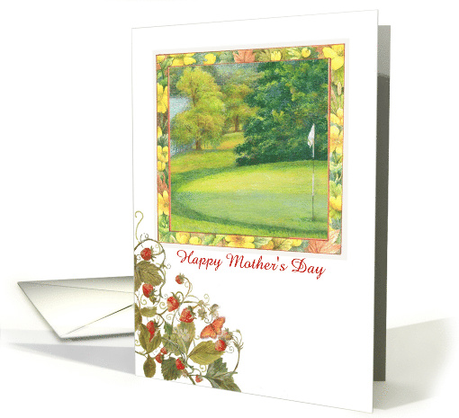 Mother's Day Illustrated Golf Course card (1519126)
