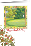 Mother’s Day Illustrated Golf Course card