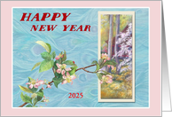 2024 Chinese New Year Cherry Blossom card