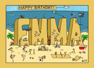 Emma Birthday Card