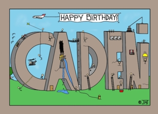 Caden Birthday Card