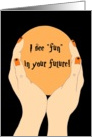 Halloween party invitation - crystal ball - fun in your future card