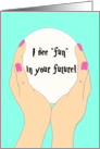 Birthday party invitation - crystal ball - fun in your future card