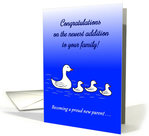 New Addition/Becomming A Proud Parent Congratulations card (1333668)