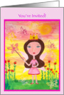 Birthday and/or fairy princess invitation card