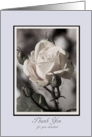 Thank You for Your Donation - Aged Rose card