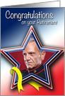 Photo Card Patriotic Congratulations on your Retirement card