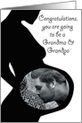 Photo Card Custom Expecting Congratulations Grandparents card