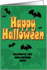 Happy Halloween Customizable card