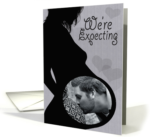 Photo Card Custom We're Expecting Announcement Gender Neutral card