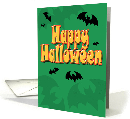 Happy Batty Halloween card (971879)