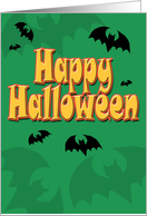 Happy Batty Halloween card