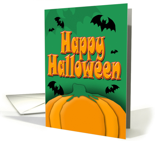 Happy Batty Halloween card (971883)