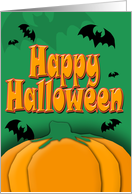 Happy Batty Halloween card