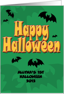 Happy Halloween Customizable card