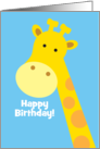 Giraffe Birthday Card