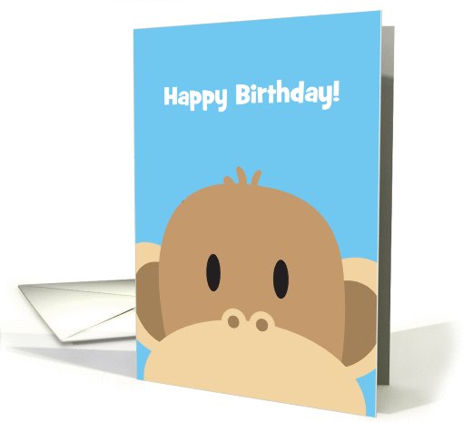 Monkey Birthday card (969953)
