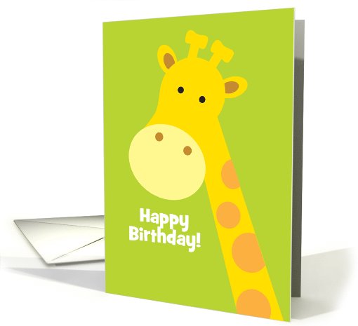 Giraffe Birthday card (969987)