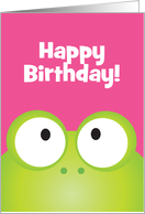 Frog Birthday Card