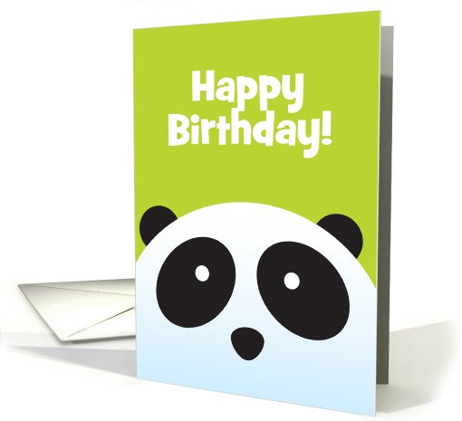 Panda Birthday card (970017)