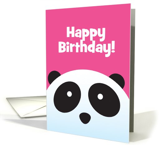 Panda Birthday card (970019)