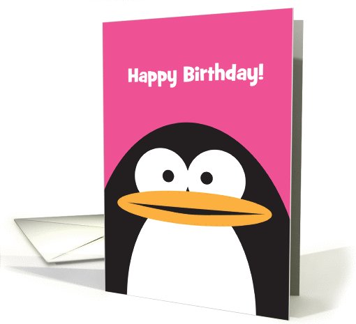 Penguin Birthday card (970039)