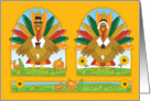 Thanksgiving Turkeys card