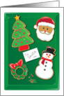 christmas cookies card
