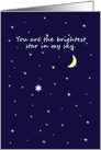Brightest star--Shine on! Encouragement Card