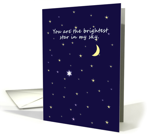 Brightest star--Shine on! Encouragement card (1363080)