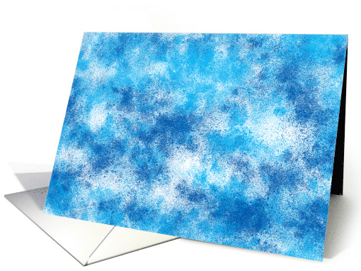 Abstract Blue Painting--Blank Note card (1513082)