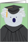 Koala Bear in Graduation Cap and Gown - Congratulations on Graduation card