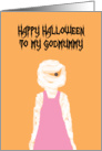 To Godmummy (Godmommy) Happy Halloween Card
