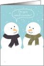 Snowmen Joke Christmas Card