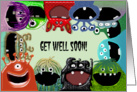 Cute Monster - Get Well/ Get Better Soon From Group, All of Us card