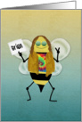 Hippie Bee Day, Name Specific Happy Birthday Card for Brian card