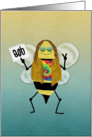 Hippie Bee Day, Name Specific Happy Birthday Card for Bob card