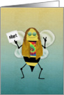 Hippie Bee Day, Name Specific Happy Birthday Card for Albert card