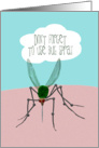 Funny Card to Camper with Mosquito card