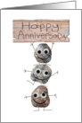 Fun Happy Anniversary for Wife card