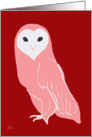 Owl Heart Face Valentine’s Day Card