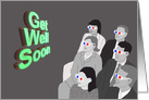 3D Movie Audience Get Well card