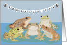 Funny Toad Get Well card