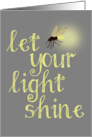 Firefly Light Encouragement card